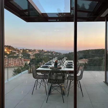 Karma, Vue Mer, Piscine Villa